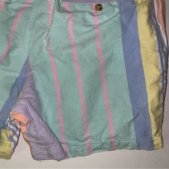 Ralph Lauren XL Shorts Colorful Retro Stripe Cotton Knit - Picture 8 of 8